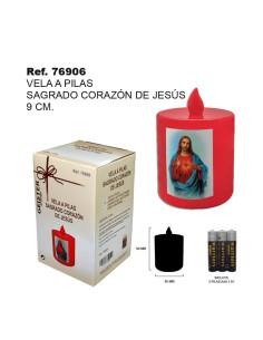 VELON PEQUEÑO LED SAGRADO CORAZON 76906