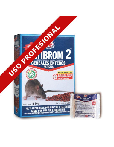 Raticida Ratibrom 2 Cereales 003 Caja 10 kg