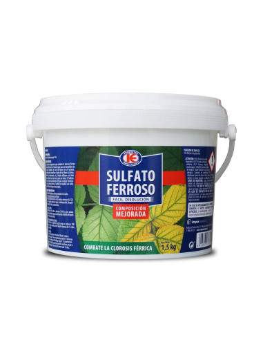 SULFATO FERROSO CUBO 15 KGS.
