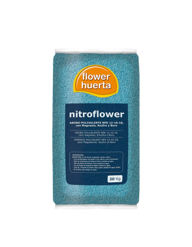 ABONO NITROFLOWER SACO 20 kg NPK