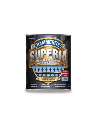 HAMMERITE SUPERIA AL AGUA BRILLANTE 750 ml. ROJO CARRUAJE