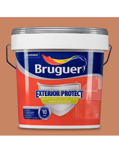 BRUGUER EXTERIOR PROTECT REVESTIMIENTO 10 AÑOS 4 l. TEJA