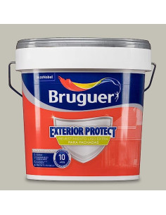 BRUGUER EXTERIOR PROTECT REVESTIMIENTO 10 AÑOS 4 l. GRIS