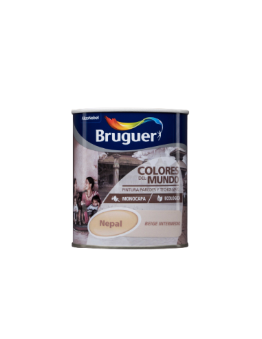 BRUGUER COLORES DEL MUNDO 750 ml. NEPAL BEIGE INTERMEDIO