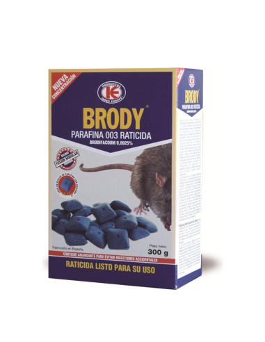 Raticida Brody Parafina Óvulo 1113 g 003...