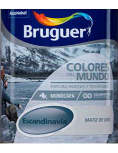 BRUGUER COLORES DEL MUNDO 750 ml. ESCANDINAVIA MATIZ GRIS