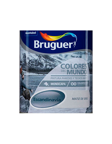 BRUGUER COLORES DEL MUNDO 750 ml. ESCANDINAVIA MATIZ GRIS