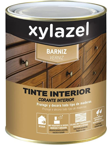 XYLAZEL BARNIZ TINTE SATINADO 375 ML. INCOLORO