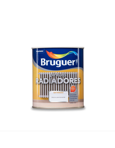 TINTA RADIADOR CETIM BRUGUER 750 ml. BRANCO