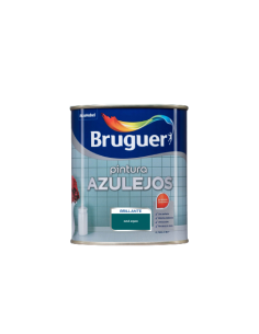 BRUGUER ESMALTE AZULEJOS COCINAS Y BAÑOS BRILLANTE 750 ml. AZUL EGEO