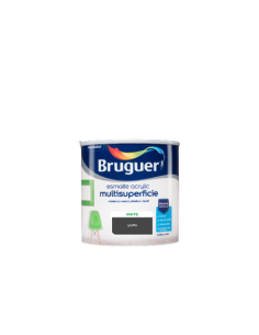 BRUGUER ESMALTE ACRYLIC MULTISUPERFICIE MATE 250 ml. GRAFITO