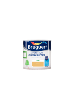 BRUGUER ESMALTE ACRYLIC MULTISUPERFICIE MATE 250 ml. MOSTAZA