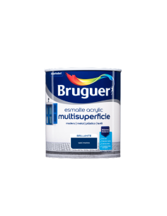 BRUGUER ESMALTE ACRYLIC MULTISUPERFICIE BRILLANTE 750 ml. AZUL MARINO