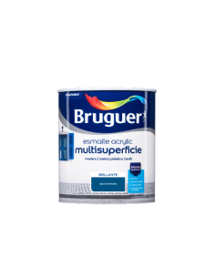 BRUGUER ESMALTE ACRÍLICO BRILHANTE MULTI-SUPERFÍCIE 750 ml. AZUL LUMINOSO