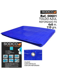 LONA MULTIUSOS 4X6M. 110 GRS.