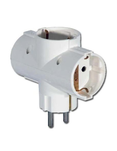 ADAPTADOR 3 SCHUKO 50516 BLANCO