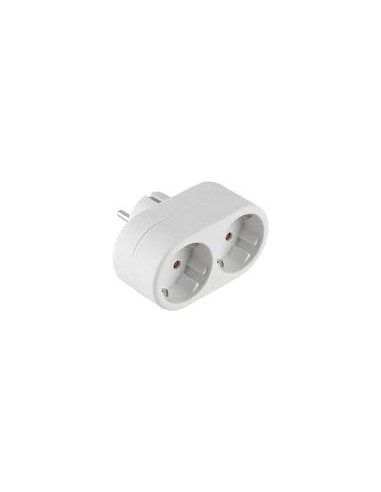 ADAPTADOR 2 SCHUKO 1300850322 FRONTAL