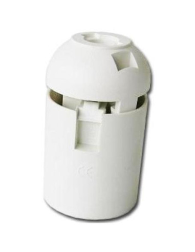 PORTALAMPARAS E-27 60504 LISO BLANCO