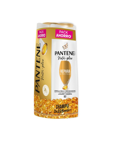 PANTENE CHAMPÚ DUPLO PACK AHORRO REPARA - PROTEGE   225 X2 450ML