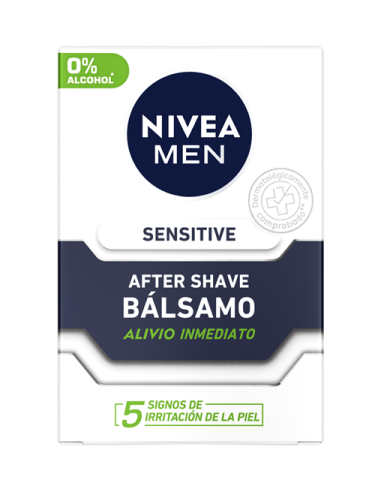 NIVEA AFTER SHAVE SENSITIVE 100ML.