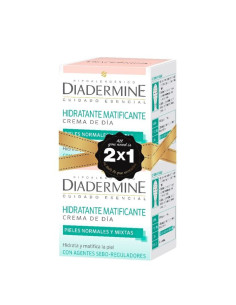 DIADERMINE CREMA DIA HIDRATANTE MATIFICANTE 50 ML PACK 2X1 PIEL NORMAL-MIXTA