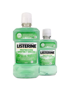 PACK LISTERINE ENJUAGUE BUCAL PROTECCIÓN DIENTES YENCÍAS500 ML  250 ML