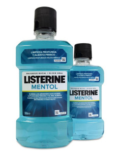 PACOTE LISTERINE MENTOL COLUTÓRIO 500 ML  250 ML