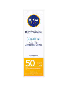 NIVEA F-50 FACIAL SENSÍVEL 50ML.