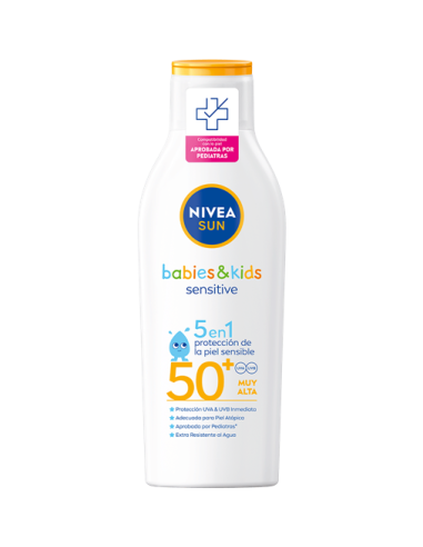 NIVEA F-50 NIÑOS SENSITIVE 200ML.