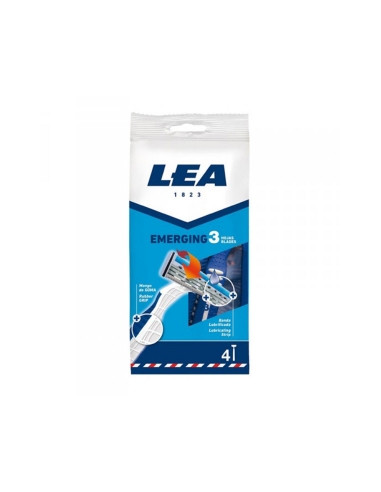 LEA PREMIUM 3 HOJAS MAQUINILLA DESECHABLE 4 UDS