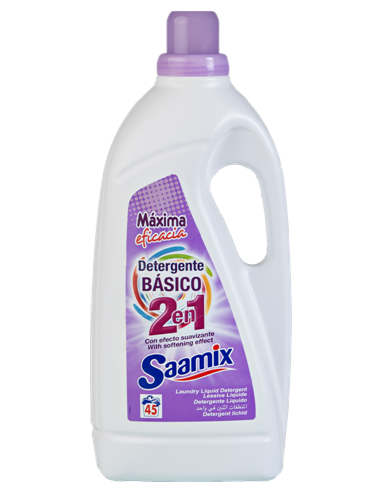 DETERGENTE LIQ. SAAMIX 2 EM 1 FC. 3 LT.