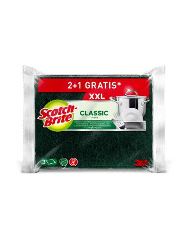 SCOTCH BRITE CLASSIC GIANT ESFREGÃO XXL PACK 21  GRÁTIS