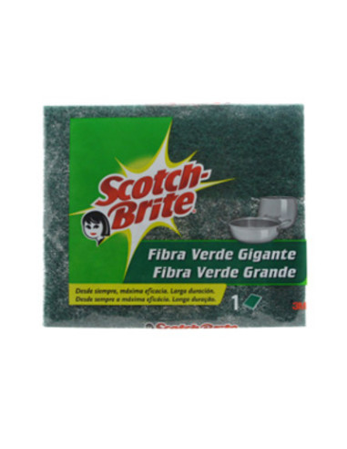 SCOTCH BRITE ESTROPAJO FIBRA VERDE GIGANTE 1      UNIDAD