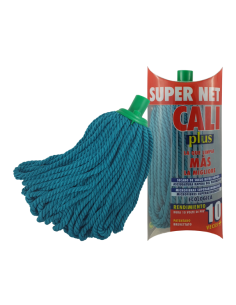 FREGONA MICROFIBRA SUPER NET CALI PLUS. VERDE O   BLANCA