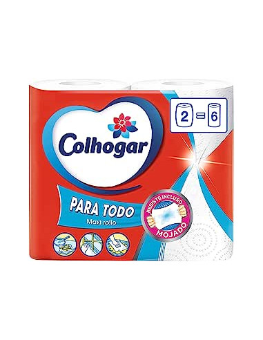 COLHOGAR PARATODO MAXIROLLS DUPLO - PAPEL COCINA  MULTIUSOS