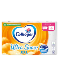 COLHOGAR PAPEL HIGIÉNICO ULTRA SUAVE XXL 6 UDS