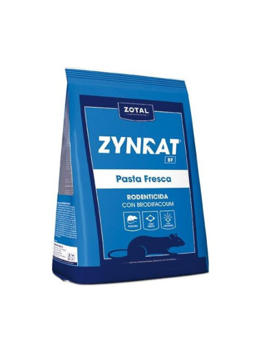 RATICIDA ZYNRAT BOLSA  150 grs BRODIFACOUM...