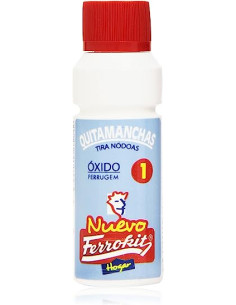 FERROKIT - QUITAMANCHAS ÓXIDO - EFICACIA PARA TODACLASE DE TEJIDOS - 50 ML