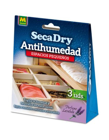 Secadry Bolsa en gel antihumedad para espacios pequeños