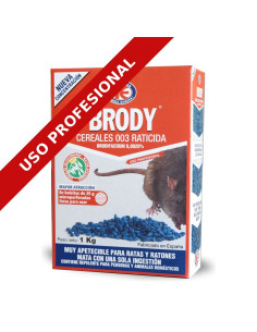 Raticida Brody Cereales 003 Caja 10 kg