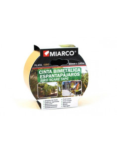 CINTA AHU. PAJAROS MIARCO 100 ORO-PLATA