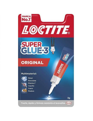 LOCTITE SUPER GLUE ORIGINAL 3GR  33% GRATIS