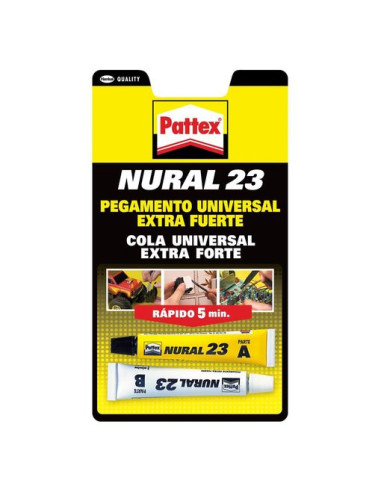 ADHESIVO UNIVERSAL PATTEX NURAL 23 - DOS COMPONENTES 22ML