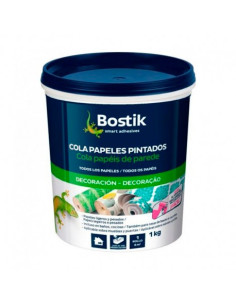 COLA BOSTIK PAPEL PINTADO BT. 1 KG. AL USO