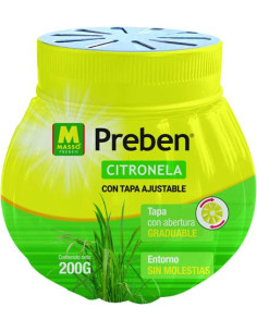 Preben Gel citronela con tapa ajustable 200 gr