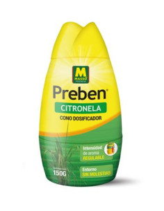 Preben Gel citronela com tampa ajustável 200 gr