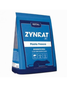 CAIXA DE RATICIDA ZYNRAT 10 KG. BRODIFACOUM PASTA FRESCA