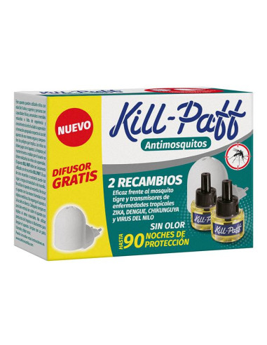 INSECTICIDA ELECTRICO KILL-PAFF 2 RECAMB.  APARATO GRATIS