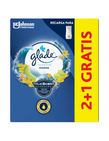 GLADE BY BRISE AMBIENTADOR UN TOQUE RECAMBIO      MARINE 21 3 UD