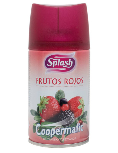 AMBIENTADOR SPLASH SPRAY 335 ML. FRUTOS ROJOS